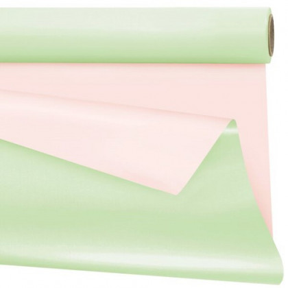 BOBINA OPACO DOBLE 69CM X 40M VERDE/ROSA