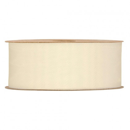 CINTA ORGANZA MATE MM40X20MT CREMA
