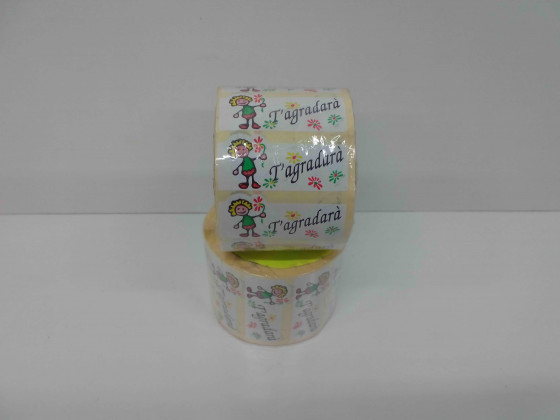 ETIQUETAS T'AGRADA 500 UNI