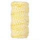 CINTA CORDINO MM2X100MT YELLOW/WHITE