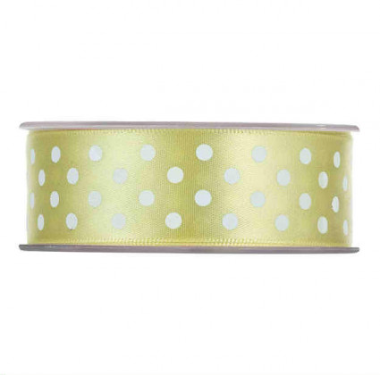 CINTA RASO TOPITOS MM25X20MT VERDE