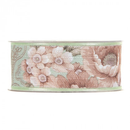 CINTA NASTRO FLORAL 40MMX15MT MINT