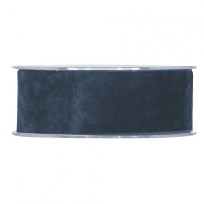 CINTA DOUBLE VELVET 40MMX7MT AZUL F.