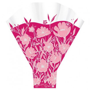 PORTA BOUQUET 50X44X12 (50UNI) FUCSIA