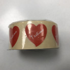 ROLLO ETIQUETAS CORAZON T'ESTIMO 500UNI