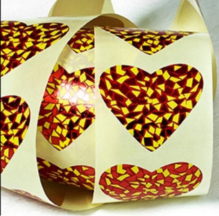 ETIQUETAS CORAZON GAUDI X250uni