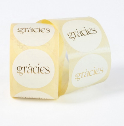 ETIQUETAS GRÀCIES X250UNI