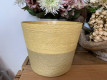 MACETA CUERDA Ø19XH16B14 V.OLIVO/AMARILLO