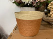 MACETA CUERDA COLOR Ø16XH13B12 MARRON/NAT.