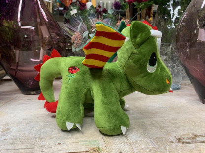 PELUCHE DRAC SANT JORDI BABY 30X12CM