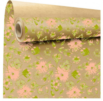 PAPEL WATER RESISTENT LISELLE 79CMX40M SALMON COMB.