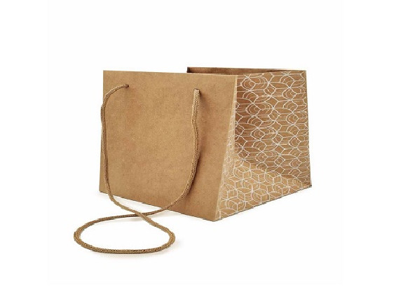BOLSA KTAFT DIANA 18X18X25CM NATURAL(10 UNI)