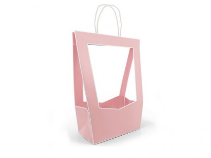 BOLSA MEDALLON 38X14X23X28CM ROSA(10 UNI)