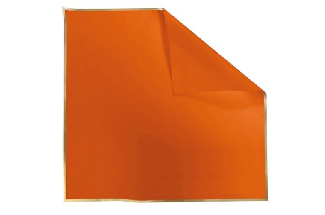 PAPEL CARRE 70CMX70CMX100UNI NARANJA