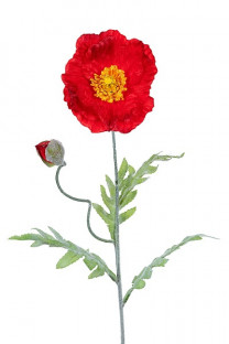 AMAPOLA 74CM ROJO