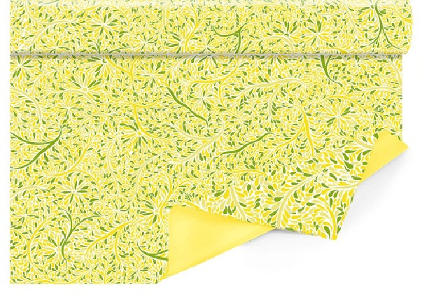 BOBINA OPACO CLARISSAN 80CMX40M AMARILLO COMB.