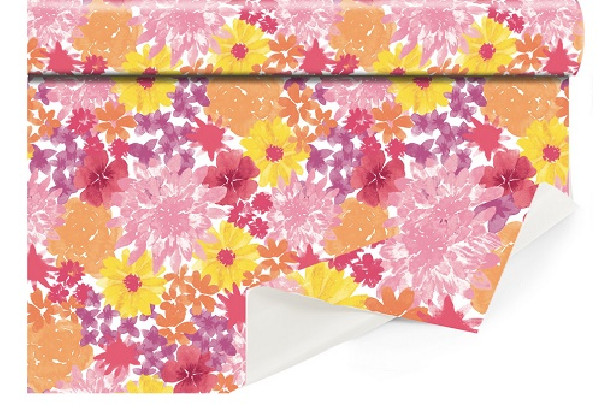 BOBINA OPACO FLORENCIA 80CMX40M FLORES COMB.