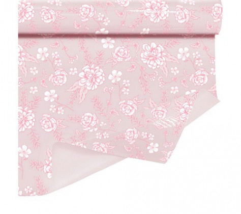 BOBINA OPACO SELENA 80CMX40M ROSA COMB.