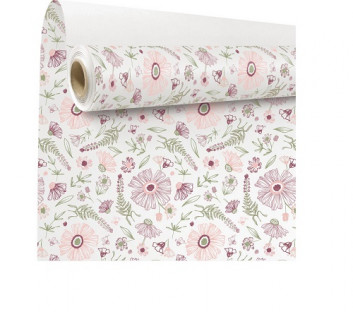 PAPEL KRAFT REGOLA 79CMX40M COMB. FLORES