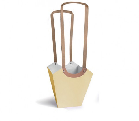 BOLSA AQUA 11CMX11CMX20CMX17,5CM CREMA (10UNI)