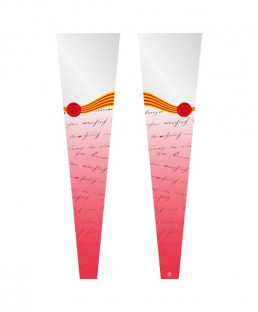 BOLSA SENYERA TEXTO 18X70CM X 100UNI. ROJA