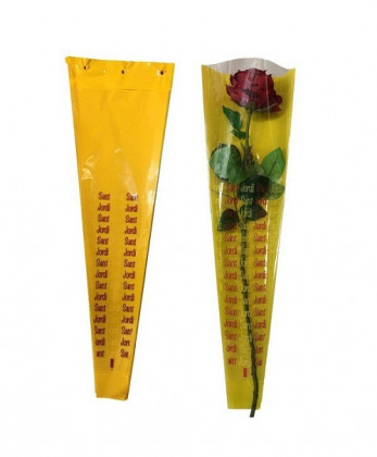 BOLSA ST.JORDI 50CM X 100UNI. AMARILLA