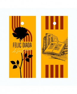 TARJETAS ST JORDI 9,5x4CM 50 UNI