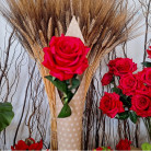 CONOS PAPEL KRAFT 70CM PUNTOS BLANCOS