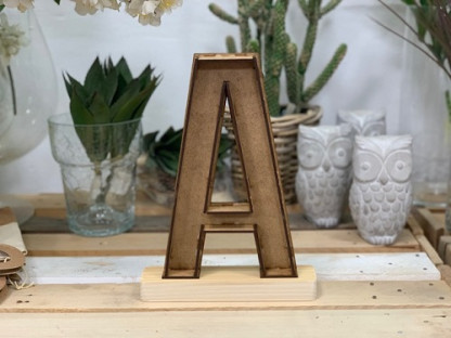LETRA MADERA A