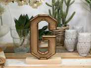 LETRA MADERA G