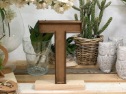 LETRA MADERA T