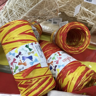 BOBINA RAFIA SENYERA 200M (ROJO/AMARILLO)