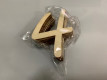 NÚMERO MADERA 4 PAQ X 10UNI
