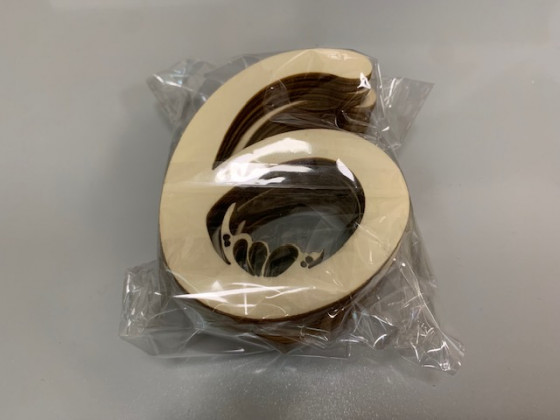 NÚMERO MADERA 6 PAQ X 10UNI