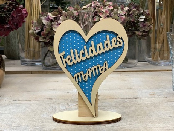 BASE FELICIDADES MAMA AZUL