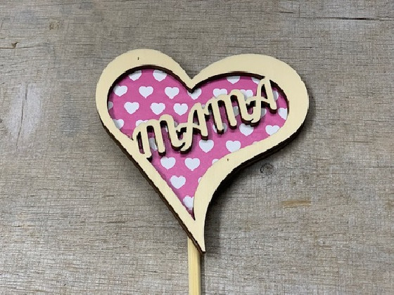 PICK MADERA ROSA MAMA