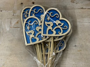 PICK COLIBRÍ AZUL PAQ X 10UNI