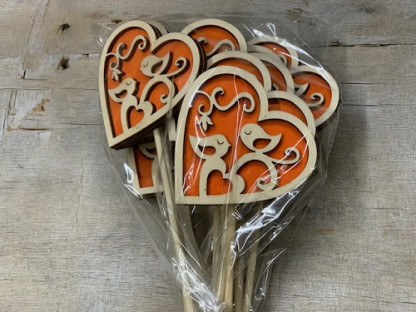 PICK COLIBRÍ NARANJA PAQ X 10UNI