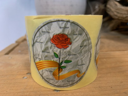 ETIQUETA SANT JORDI 250UNI
