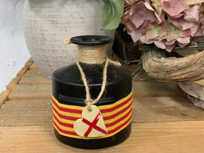 CRISTAL NEGRO SENYERA Ø10XH12CM