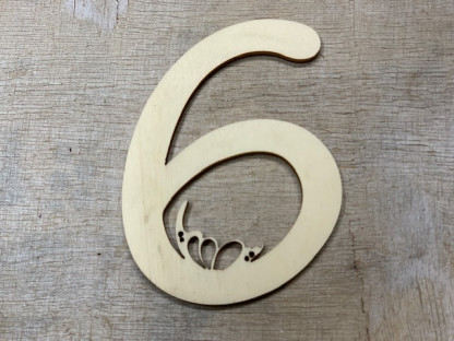 NÚMERO MADERA 6