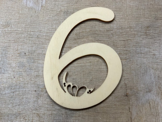 NÚMERO MADERA 6