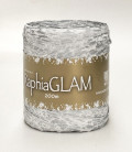 BOBINA RAFIA GLAM 200M BLANCO/PLATA
