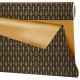 BOBINA OPACO ORO/NEGRO 100CM X 25M