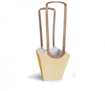 BOLSA AQUA 11CMX11CMX20CMX17,5CM CREMA (10UNI)