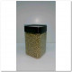 METALLIC GLASS PEARLS 3-3,5 MM. 350ML.ORO