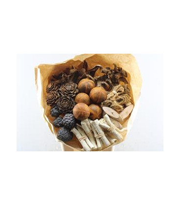BOUQUET DRY MIX NATURAL 60CM