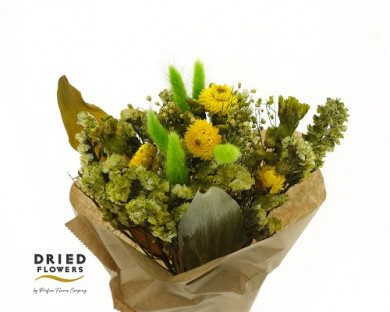BOUQUET DRY VERDE 50CM