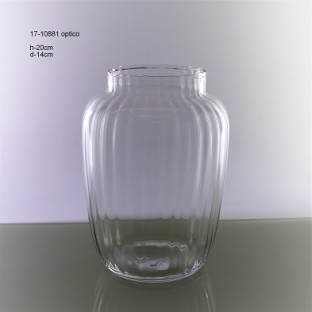CRISTAL JARRON H:20CM Ø:14X9