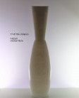 CRISTAL JARRON H:82CM Ø:16 BLANCO